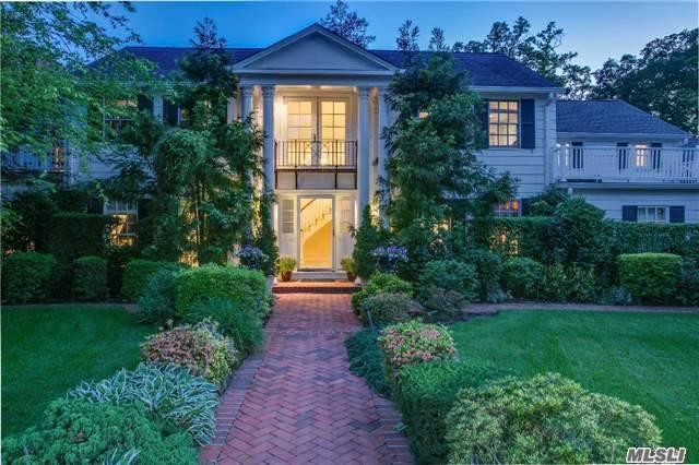 Stately Colonial, Meticulously Maintained In Prime Gne Loc. Elegance Abounds Featuring Soaring Entry, Large Principal Rms Ideal For Entertaining Incl Lr W/ Fpl, Fdr, Eat-In-Kitchen W/ Center Isl, Family Rm With Fpl, Ofc/Add&rsquo;l Bd. Luxe Mbd Suite W/ Fpl, Vaulted Ceiling & Wic; 3 Add&rsquo;l Bds & 2 Full Baths. Close To Town, 1/2 Mi To Lirr. Zoned Both Gnnhs/Gnshs.