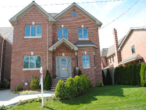 Stunning Designer Showplace, Features An Open Floor Plan With Custom Kitchen, Silestone Countertops & Glass Tile Backsplash, 5 Bedrooms, Plus 3 Full Baths & 2 Half Baths, Finished Bsmnt With 10 Ft. Ceilings, Det Garage, Sun Soaked Yard. P.S. 41, M.S. 158