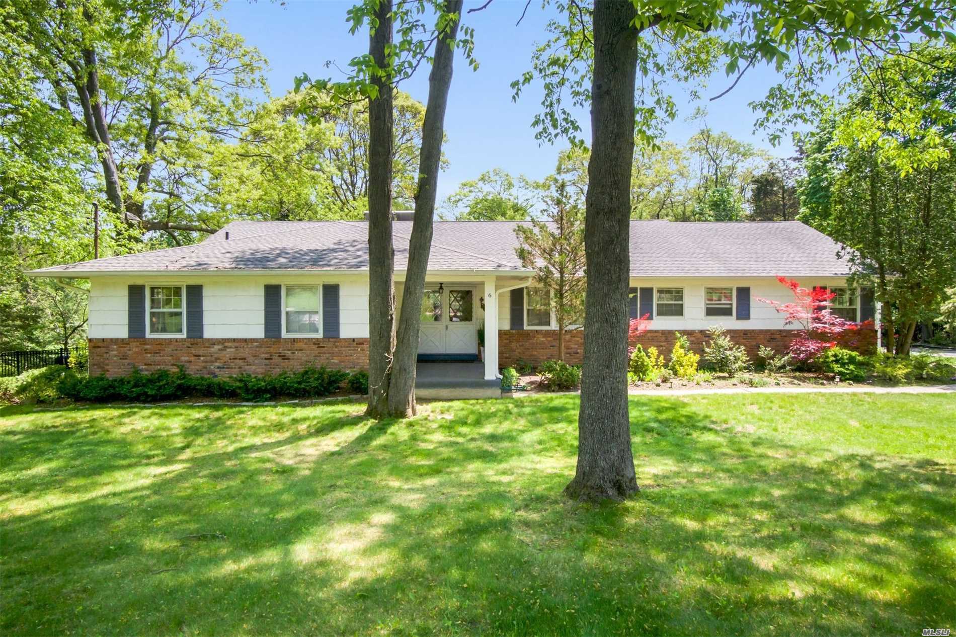 This Warm & Sunlit Center Hall Ranch Is Set On A 2 Acre Cleared/Usable Property. Exceptional Location Just Under 3 Miles To Train, Shopping , Schools, Village Beach/Mooring (Addl.Fee) Large Principal Rooms. 20 X 40 Gunite Pool (As Is) Award Winning Csh #2 School District.