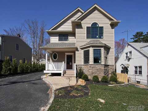 New Construction! Colonial Over 2,400 Sq Ft With 4Br, 2.5 Bths, Hardwood Flrs Throughout, 9' Ceilings In Bsmt & 1st Flr. Stone & Vinyl, Gas Heating & Cooking. 2 Zone Heating. Rear Yard With Brick Pavers, 1 Car Detached Garage, Sewers! 