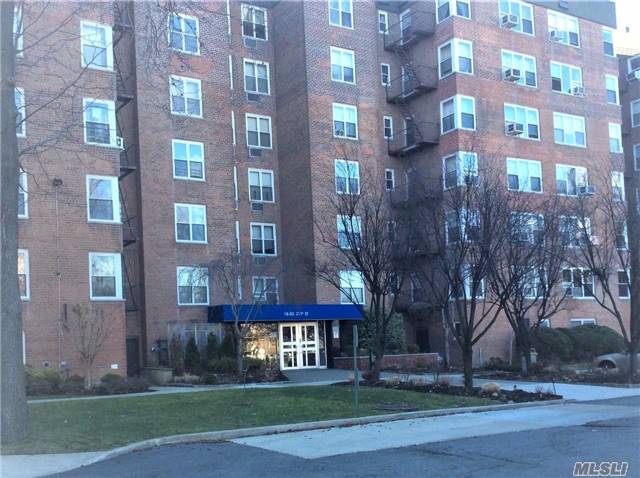 Large Bright Two Bedroom Unit In A Well Maintained Building. Convenient To Public Transportation , Express Bus To Manhattan, Lirr Bayside Station, Bay Terrace Shopping Center, Tennis, Community Swimming Pool. Parking Spot Available. Low Monthly Maintenance Includes Heat, Utilities And Real Estate Taxes.