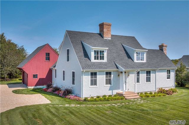 Beautiful Modern Cape Completed In 2016 On 1.84 Acre In The Heart Of The North Fork. 9 Ft.Ceilings, Exposed Wood Beams, 2 Wood Burning Fireplaces, Natural Gas Heat, 6 Burner Viking Cooktop, Farm Sinks, Subway Tile And More.12 Plank Pine Flooring, With Custom Details At Every Turn, Like A Steam Shower In The Downstairs Bath And Side Jets In The Upstairs Master Bath.