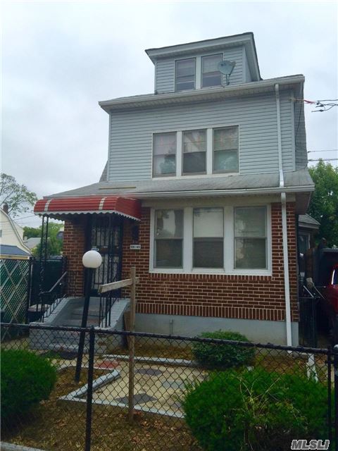 St. Albans; A Great Opportunity! This Spacious Colonial Features A Finished Basement (2 Year Old Furnace & 1 Year Old Hot Water Tank), Front Enclosed Porch, Living Room, Formal Dining Room, Eat-In-Kitchen, 4 Bedrooms & A 2 Full Baths. Conveniently Located Near All. It Won't Last!!!