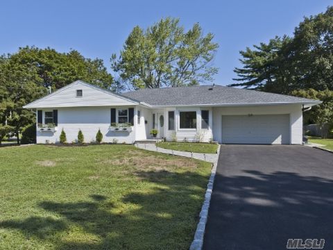 Just Finished, Completely Renovated All New Windows, Roof, Baths, Kitchen & Floors.  Perfect Location, Flat .5 Acre Property.  Berry Hill Elementary, Syosset Sd