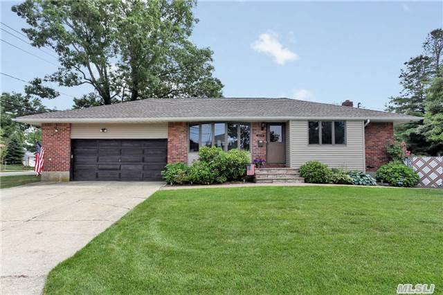 This Wide Line Ranch With 3 Bdrms & 2 Bths Has Many Appealing Features. Beautiful Curb Appeal. For Extra Storage In The 2.5 Car Gar W/ Rec Rm Above. Other Features Include Updated Eik W/ Granite Countertops, D/W, S/S App. , Hi Hats, H/W Floors, Cac On 1st Fl & Bsmt, Gas Heat, Updated Electric, New Pavers & Stoop, Full Basement W/Sep Ose Are Just A Few Of Our Favorite Thing