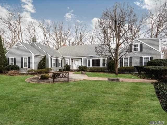 Charming Nantucket Style 4 Bedroom Home In Matinecock Farms. Elegant Entertaining Rooms Include Living Room With Fireplace And Wet Bar, Formal Dining Room, Cathedral Ceiling Great Room With Custom Built Ins And Access To Terrace. First Floor Master Bedroom With 2 Baths And 3 Additional Bedrooms With Baths. Eik With Island. Generator. Hoa Annual Dues:$4200