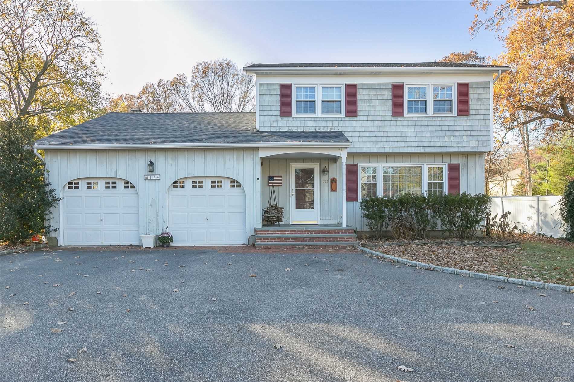 Welcoming Custom Built Colonial on Half Acre. Builder was Glenn Hill Estates. Spacious Principal Rooms, Den with Wood Burning Fireplace, Wood Floors Throughout, New Roof, New Windows, 2 Car Garage. Flat and Usable Half Acre is Ideal for Quiet Family Gatherings or Gracious Entertaining.