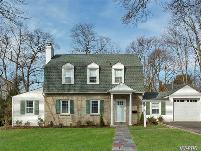 Situated On A Beautiful Plandome Heights Block, Completely Renovated Side Hall Colonial All Exquisitely Appointed With Gleaming Wood Floors, Moldings, New Kitchen, Den And Home Office. Brand New Marble Baths, New Heating System, Playroom, Fabulous Rear Yard, Close To Town And Lirr