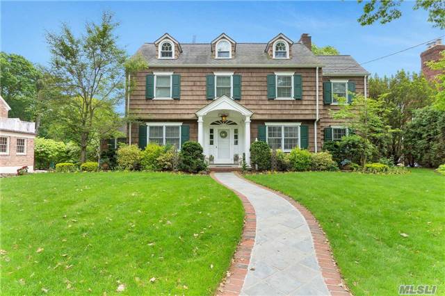 New Listing! Spectacular Munsey Park Colonial With 5 Bedrooms, 3.5 Baths. Fully Finished Attic And Basement. Magnificent Deep Property.