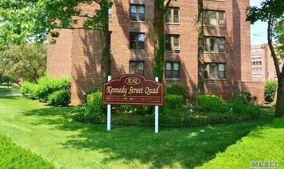 Extra Large Jr. 4./ 950 Sq. Ft. Huge Rooms, Central Air, Hardwood Floors, Pristine Condition. Reserved Parking Included In Thesale. 1005 Equity, No Flip Tax. Conveniently Located; Steps To Bay Terrace Shopping Center, Bust To City And Flushing Right Outside Your Door, A Must See!
