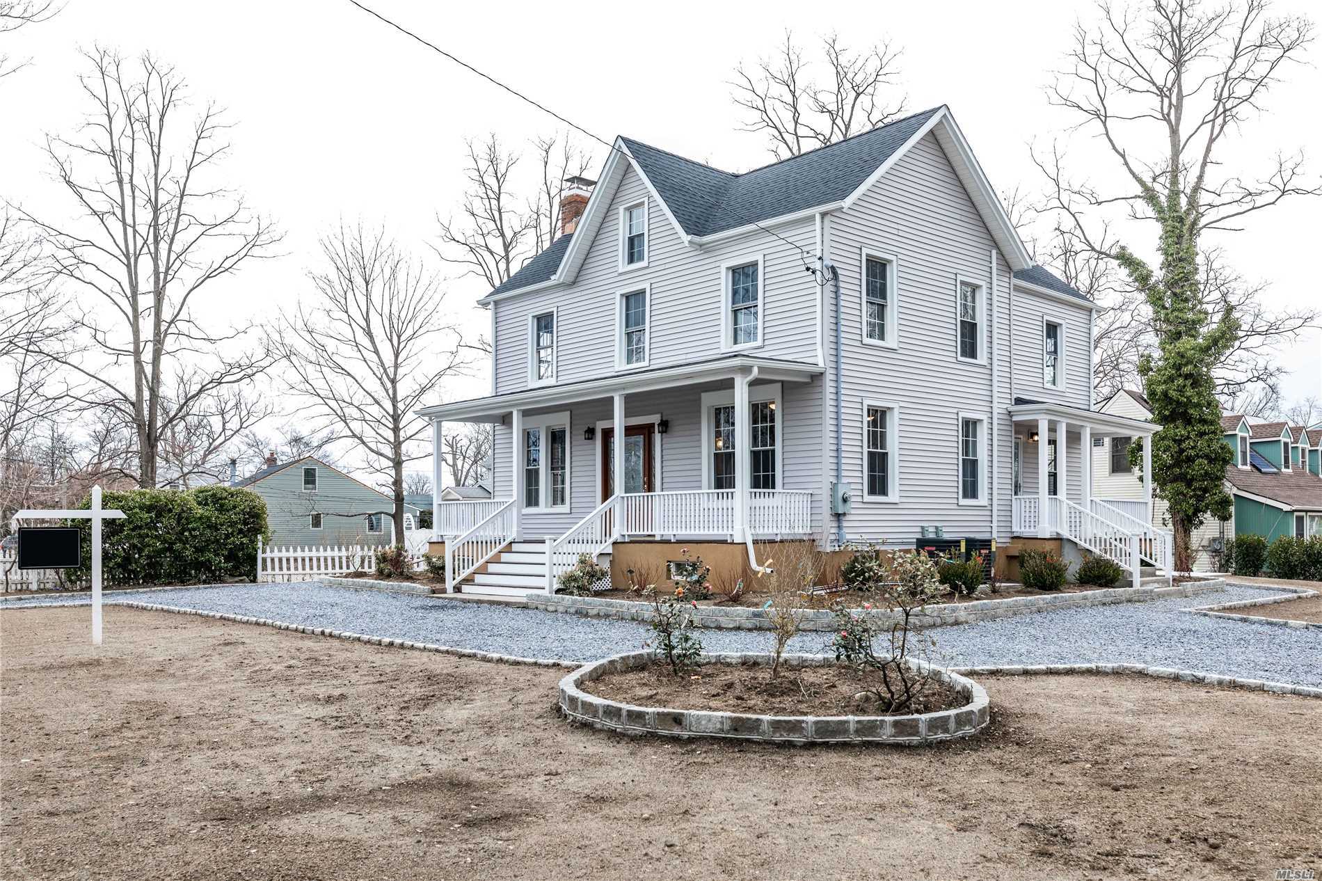 Completely Renovated Colonial with Walking Distance to Beach. This Home has Both Curb Appeal and Charm, with its 3 Bedrooms and 3 Bathrooms with a Full Walk up Attic and Finished Basement. Don&rsquo;t Miss out on getting in before Summer to enjoy Bayville&rsquo;s Beaches!