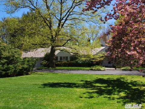 New To Market! Elegant Farm Ranch With Charm Galore,  Perfectly Situated In Old Westbury. Formal Lr/Fpl & Dr. Fabulous Family Room. Master On Main,  Slate Roof,  Beautiful Flat Property With Lots Of Expansion Possibilities. East Williston S.D.