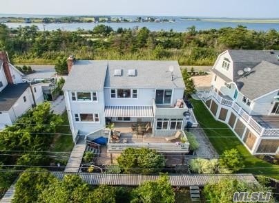 A WINTER WONDERLAND! In This Meticulously Maintained 2318 Sq Ft Home Loc, in Prestigious Oak Beach w Spectacular Views of Fire Island Inlet & Bay* Serenity Surrounds you while U Soak up the Sun at Near by Sandy Beach*LR w W/B FPL*Sun drenched Open Flr Plan*Hrdwd Flrs*Mstr Suite w fbth, w/i closet w Priv Deck w stunning Water views*Well Water W in House Filtration System*New Windws*Updated Heating**Txs to be grieved approx $3000k-2020 tx yr 50 Min.s From NYC & 20min to LIRR.* A MUST SEE!