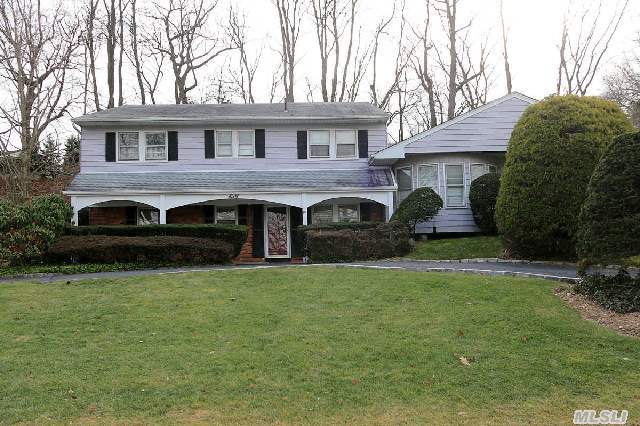 Great Opportunity. New To The Market.  Circular Drive,  Custom 5Br, 3Bth Colonial,  High Ceilings,  Hardwood Floors,  Set On Scenic 1/3 Acre In The Heart Of Country Estates.  Membership In The East Hills Pool & Park.   Property Taxes Do Not Reflect Star Exemption Of $1, 241.39