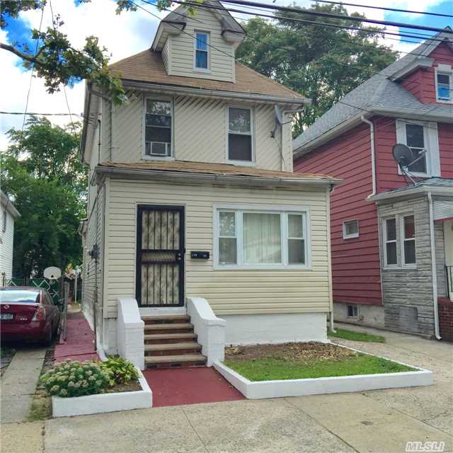 Spacious Home With Lots Of Potential, Great Location! 5 Mins From Jfk W/O The Noise & 10 Mins From Green Acres Mall, Bjs, Walmart And Other Shopping. A Full Finished Basement & A Full Bath. It Has An Enclosed Front Porch, Living Room, Formal Dining Rm, Eat-In-Kitchen, Mudrm, 2 Bedrms, A Full Bath & A Detached Garage.