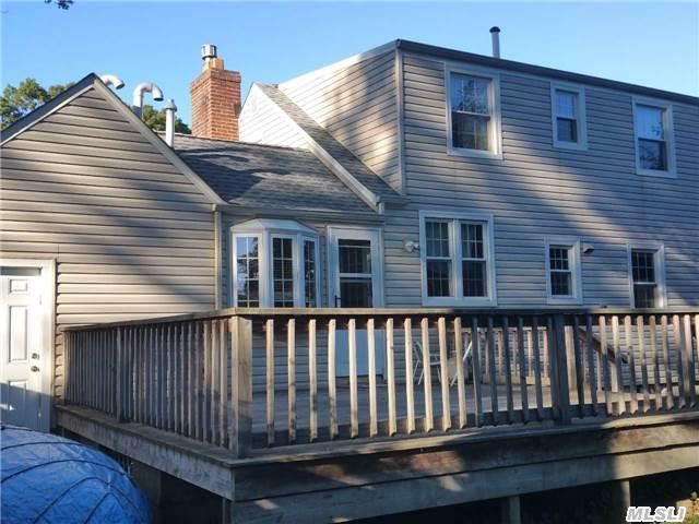 Massapequa Woods 4 Bedroom Dormered Cape, 1.5 Baths, Full Finished Basement, Beautiful, Deck, Shed, New Siding, Windows, Radiant Heat, 200 Amp Electric, Roof, Hardwood Floors, Stainless Steel Appliances, Gas Fireplace. Upstairs Is Totally Redone, All New!!