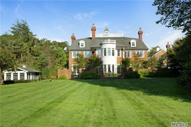 A Winding Driveway Thru The Woods Leads To Sanjorjo A Private Gated Custom 7700+ Sqft. Colonial With Elegance That Abounds Inside And Out. Banquet Sized Dining Rm, Chestnut Library, Conservatory, Master Suite, 1 On Suite, 2 Brms W/Full Bath. Exquisitely Decorated, 2.6 Acres W/ 150&rsquo;Bulkhead W/Boat Lift. West Coast Sunsets Over Nature Preserve. Sep 2 Brm Cottage W/2Car Gar
