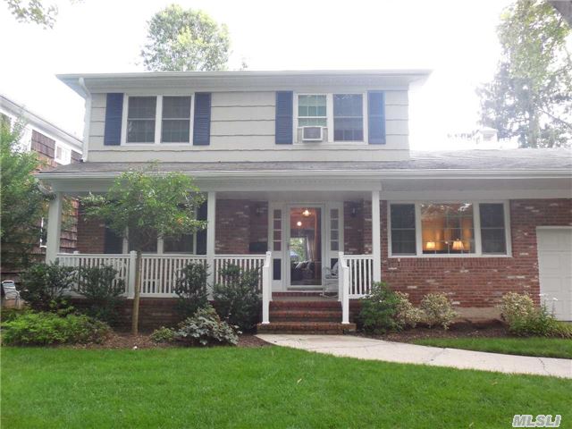 Western Section Mid-Block Center Hall Colonial, Lots Of Living Space, Beautiful Hardwood Floors, Family Room W/ Wood Burning Fireplace, King Sized Master Bedroom W/ Brand New Master Bath, 1st Floor Laundry, Large Entry Way, Large 2nd Floor Landing, 3 Additional Generous Sized Bedrooms, This House Has A Great Floor Plan. A Must See!