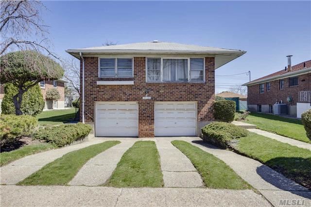 Young Detached Solid Brick Hi Ranch Built In 1962, Slightly Irr Lot (50X110.48X56.85X115.83), Lovingly Maintained By Original Owner, Boasts 3 Stately Brs, 2.5 Baths, Lg Layout W/Lower Walk In Level W/Fam Rm & Xtra Rm & Full Size Windows The Size Of The House, Just Under 2000 Sq Ft Interior, Prime Block Rare On Market & Will Not Last, P.S. 159, I.S. 025