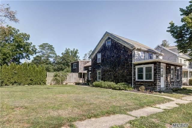 Charming 1835 Village Farmhouse With Wide Plank Floors And Expansive Lot Awaits Your Personal Vision To Restore To Its Former Glory. Large Sunlit Rooms, Some With Original Architectural Details And Land To Accommodate A Pool, Garage Or Country Garden Will Bring This Historic Gem To Life.