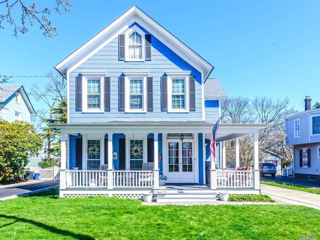 Beautiful Victorian Home In The Heart Of Babylon Village. Three Spacious Bedrooms And 2 Full Bathrooms. Come Relax On The Front Porch Or Relax By The Fire. Great Character. Move Right In.