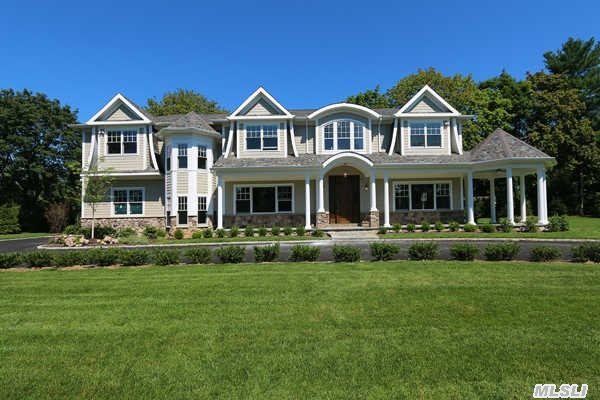 New Construction Designed Hampton Style Colonial Majestically Situated On One Acre Of Park-Like Grounds. Approximately 6, 100 Sq Ft Of Luxurious Living With Top-Of-The-Line Amenities And Superb Workmanship By Renowned Gold Coast Builder.