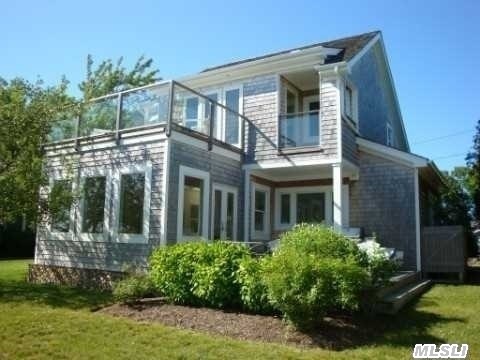 Enjoy Incredible Waterviews  And Sunsets From This Waterfront Gem. Features Private Steps To The Water,  Waterside Living Room W/Doors To Spacious Deck,  Dining Room W/Exposed Beams, State-Of-The-Art Kitchen,  1st Floor Guest Bedroom/Bath. Complete Renovation Adding 2nd Floor Master Suite W/Balcony And En-Suite Bedroom Perfect For Guests. Deeded Access To Sound Beach.