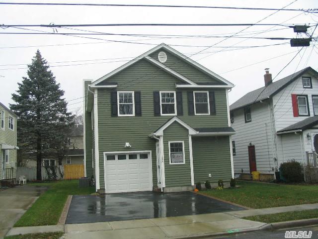 New Colonial To Be Built,  2 Story ,  1800 Sq Ft Including Built In 1 Car Garage,  Full Basement. 3 B/R,  2 Bath. Close To Hicksville L I R R Station. Great Value For A New House!