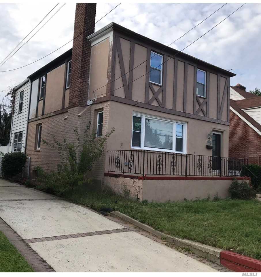 Spacious Beautiful Single Family Colonial Home Has 5 Bedrooms, 2 Bathrooms, Gorgeous Kitchen, Fully Finished Basement, Nice Hardwood Floors With Fireplace, Spacious Closets. Private Driveway Leading Into Backyard And Garage. Walking Distant To Shopping Areas, Very Close To Lirr Transportation.