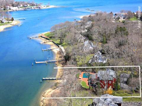 Deep Water Dock With Easy  Access To Peconic Bay.  Inground Waterside Swimming Pool Wat. Fantastic Waterviews From Fully Windowed Famiy Room Which Is Perfect For Family Gatherings.  Open Floor Plan.Taxes Have Been Reduced For 2013. Not In A Fema Flood Zone!!