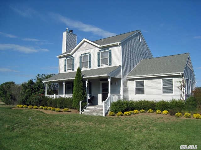 This Light,  Bright,  & Airy 2 Story Home Features 4 Br,  2.5 Baths,  Luxury Vinyl Tile And A Master Suite With A Jacuzzi Tub. Give Yourself Plenty Of Room To Roam With 1.8 Acres Of Property And Open Views While You Relax On The Stone Rear Porch. You Are Just A Short Way From South Harbor Park & Southold's Town Village Shops. This Beautifully Landscaped Home Is Just Right!