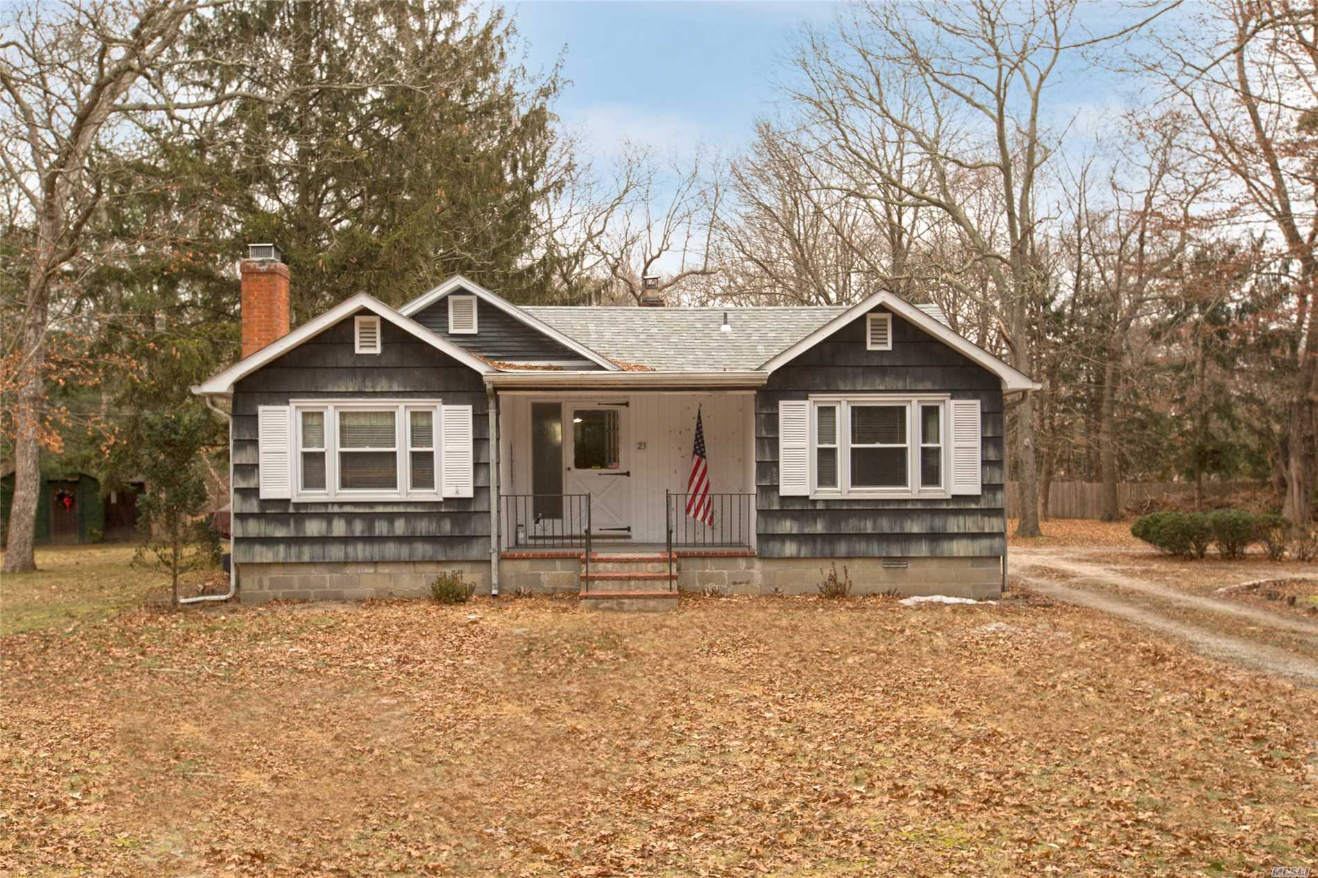 Diamond In The Rough On A Country Lane In Old Medford. So Many Possibilities In This Wonderful Home!! Cozy Living Room W/ Fireplace. Second Story Rooms In Back Of Garage With Bath. If You&rsquo;re Looking For A Private Location, Come See!!!