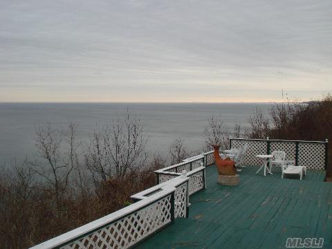 2.1 Acres Of Magnificent Water Front Property With 160 Foot Of Water Frontage. Beautiful Views Of The Long Island Sound. Stairs To Beach.