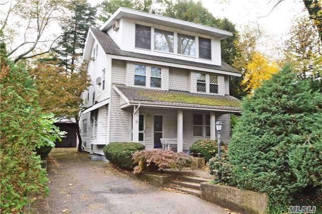 Charming Front Porch Three Story 5 Bedroom Colonial, Located In The Heart Of Great Neck Estates. Build Your Dream Home Or Renovate This Beautiful 70 X 100 Property. Great Neck Estates Offers Free Membership To Their Pool, Tennis, Boating Club And Day Camp(With A Fee). Live Close To Town, Train & Worship.