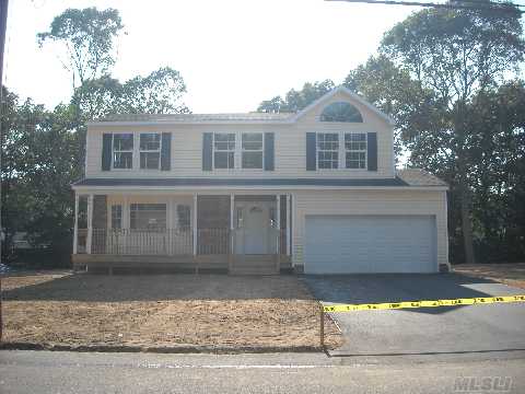 Beautiful New Construction Victorian Now Complete.  Almost Sold Out... Last Lot Left In Subdivision!  Great Family Home With Huge Rooms Including Formal Living Room, Formal Dining Room, Eat In Kitchen & Family Room. Front Porch, Oak Floors And Cac Ductwork Included! This Is A New Energy Star Approved Home. Located South Of L.I.E. Taxes Are Estimated. Best Deal In Sachem!