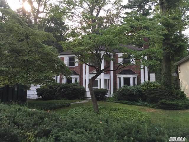 Classic Saddle Rock Estates Bob Rose Built Colonial. Location Most Desirable-Bring Your Contractor To Make A Gem.