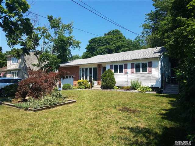 Mint Split In Desirable Hunter Ridge Section Of West Islip. 3 Bedrooms, 2 Full Baths, Family Rm W/Bar, Full Basement, Huge Oversized Yard.  Over Sized Yard. Anderson Windows, Upgraded Electric, Whole House Water Filtration.