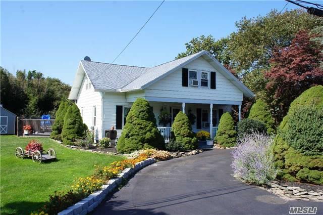 This Fabulous Home Is Situated On A Beautiful 1/2 Acre Property On One Of The Most Desired Streets In East Moriches. Featuress Include: Updated Eik, New Roof, Heating System, Hw Heater, Replacement Windows, Pine & Fir Wood Floors Throughout, Detached Garage, Low Taxes, Call Today!!!