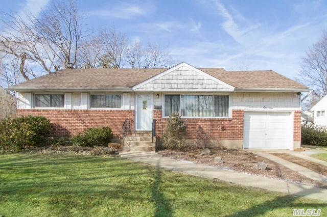 Immaculate 3 Bedroom 1 Bath Ranch W/Full Finished Basement & 1 Car Garage. Sun Lit Living Room,  Beautiful Ceramic Tile Floor In Kitchen,  Hardwood Floors Throughout. Hi Hats,  Young  Roof & Boiler,  Mid Block Location,  Award Winning Syosset School District!!