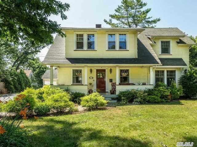 Traditional 4 Bedroom Colonial With Old Word Charm-Front Porch And Details Throughout. Updated Granite Kitchen And Baths,  Hardwood Floors Fireplace And More. Kitchen With Radiant Heat. Fully Alarmed. Speakers Throughout. New Deck.