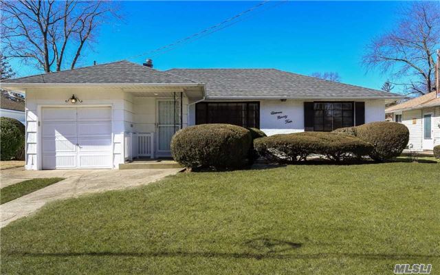 Open Floor Plan Ranch With Large Living Room/Dining Room Combo Leads Into Eat-In-Kitchen. Newly Finished Oak Floors With Closets Galore And Attic For Possible Expansion. Original Large Master Br Turned Into Den Next To Full Bathroom, Small Room, Plus, Two Bedrooms And Second Full Bathroom. A Must See In This Price Range!