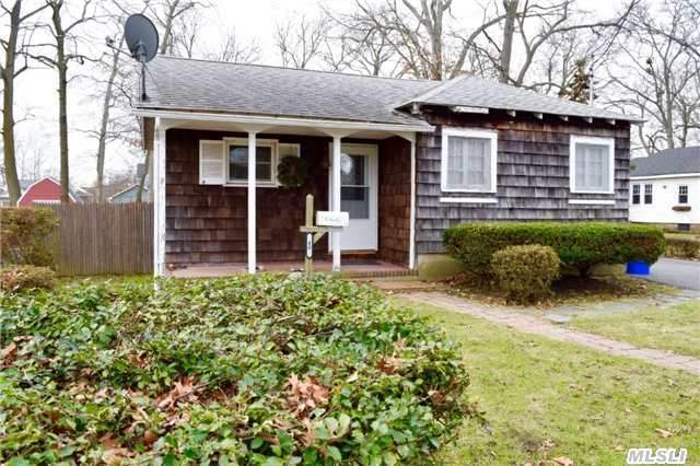 Babylon Village!!! This Adorable Ranch Is The Perfect Place To Start A Family Or To Downsize. Taxes With Star Are Only $3679. Many Updates Including Kitchen, Bathroom, Roof, Doors, Moulding And So Much More. Featuring Almost 1/4 Acre Of Fenced Property 60 X 160 Lot, There Is Room For Expansion! Living Room, Eat In Kitchen, Full Bathroom And 2 Bedrooms Complete This Home.