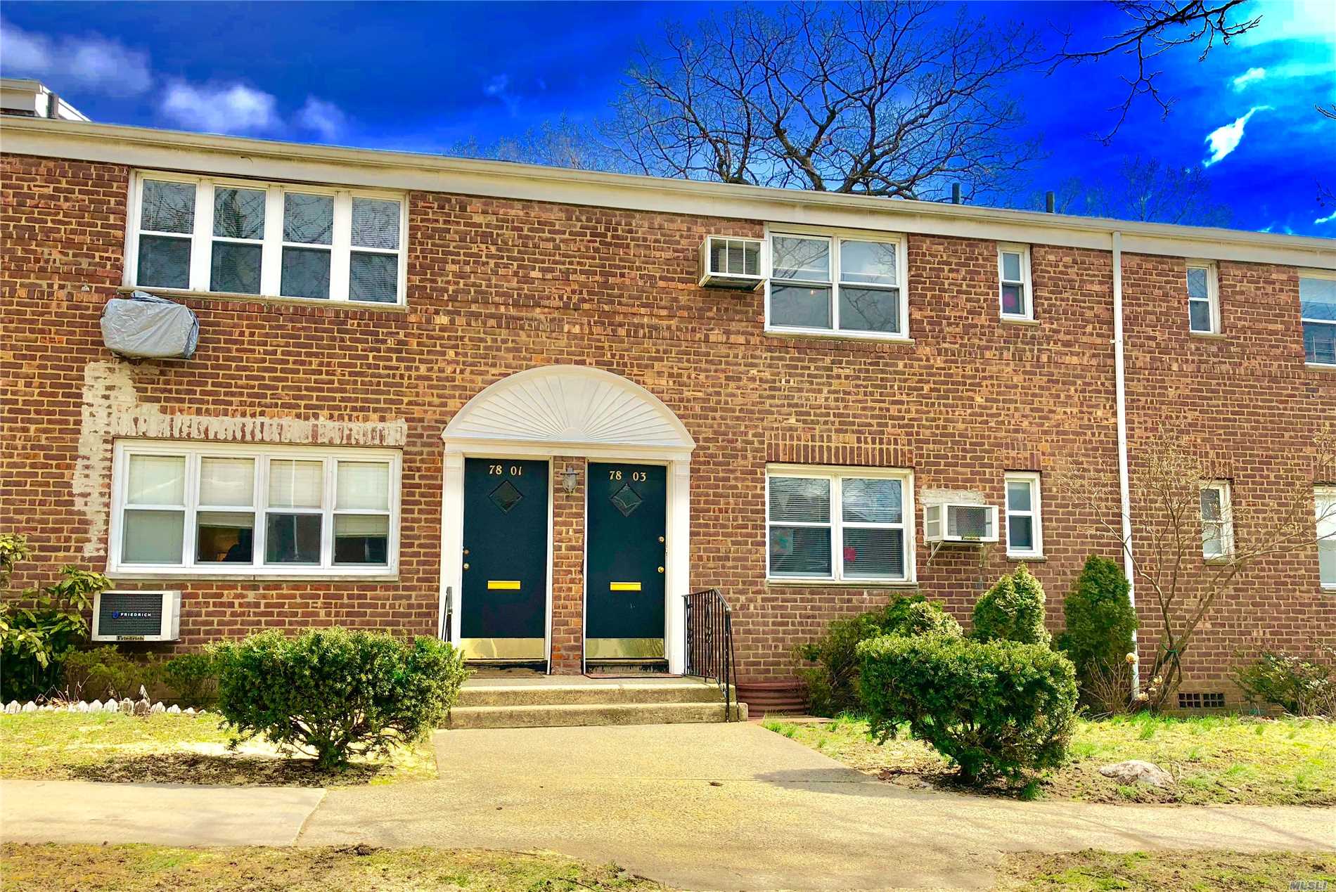 Sunny, Sunny, Sunny ! Newly Listed In Alley Pond Featuring Crisp Scraped Hardwood Flooring And Fresh Brand New Coat Of Paint. Updated Kitchen With Stone Tiled Backsplash, All Stainless Steel Appliances & Dishwasher. Renovated Bathroom With Newer Toilet And New Vanity. Lots Of Closet Space & Huge Attic Storage. Bring Your Pet ! Near Schools, Shops, & Transportation