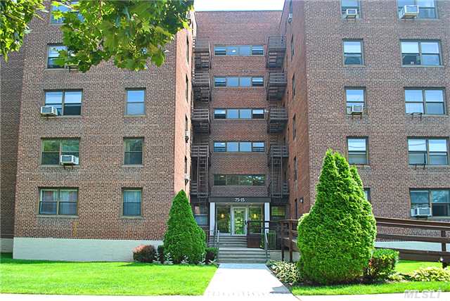 Sun Soaked Spacious Unit On 4th Flr Of Elevator Building, Feat Living Rm, Dining Area, Updated Kitchen, Updated Bathroom, 1 Large Bedroom, Closets Galore, Oak Flrs, 2 Ceiling Fans, Custom Window Treatments, Low Maintenance, Near Shops & Transportation. School District 26, P.S. 205 & J.H.S. 74.