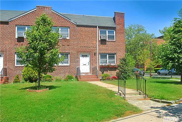 All The Amenities Of A Home Without The Cost! This Beautifully Renovated 2 Bedroom Co-Op Features Private Backyard Space, Garage, And Private Basement! Large Formal Dining Room And Updated Kitchen And Bathrooms. Close To All! P.S. 159 & I.S. 25.
