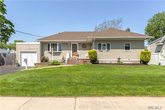 Wide Line Ranch With Attached Garage In A Quiet Residential Area Of Concord Village, South Of Union Blvd., North Of Montauk Hwy. Homeowner Very Meticulous With Many Updates Such As Front & Back Doors, Bathroom, Roof, Garage Door, Attic Fans, Front Stoop, Washer, Dryer & Patio. Star Taxes = $10, 881.28