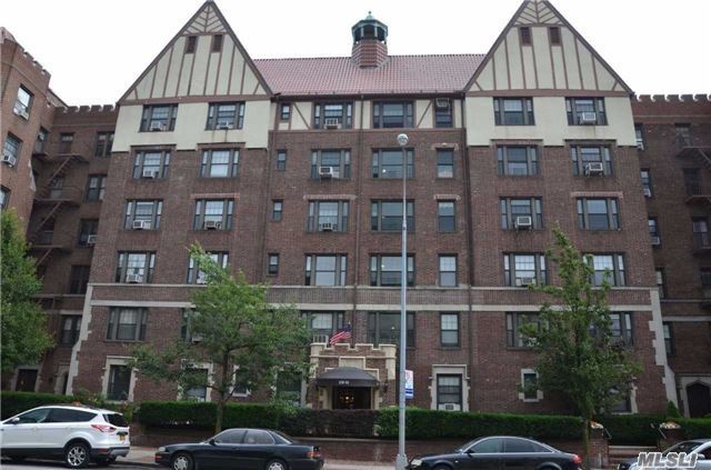 Large Bright One Bedroom Facing Manhattan Skyline In Highly Desirable Forest Hills Tudor Pre-War Co-Op. Top Floor, Eik, Hardwood Floors, Part-Time Doorman, Pet Friendly. Steps To Austin Street Shopping, Close To All Transportation. Note: No Maintenance Until April 1, 2017.