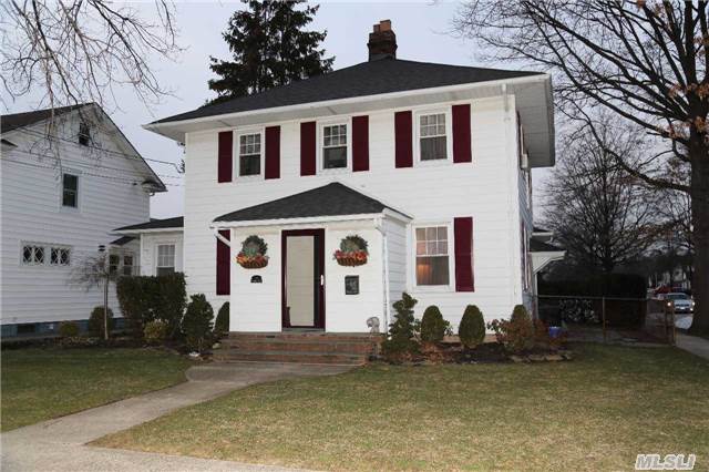 Come See This Updated Colonial In The Desirable Plaza Section With 3 Bedrooms, Updated Eik W/Gas, New 2 Car Garage, 3 Zone Ductless Ac, Hard Wood Floors Throughout, Brand New Roof, Updated Windows, And Updated Kitchen And Baths.