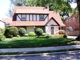 Charming Tudor, Excellent Condition, 4 Bd/1.5 Bth, Extra Large Mbr., Full Bath With Seperate Shower. Room To Expand For 4th Br Above Gargage, Breakfast Room Was Maids Room Xtra Large Powder Room Can Be Full. Basement Has 4 Windows, High Ceiling, Easy To Finish.