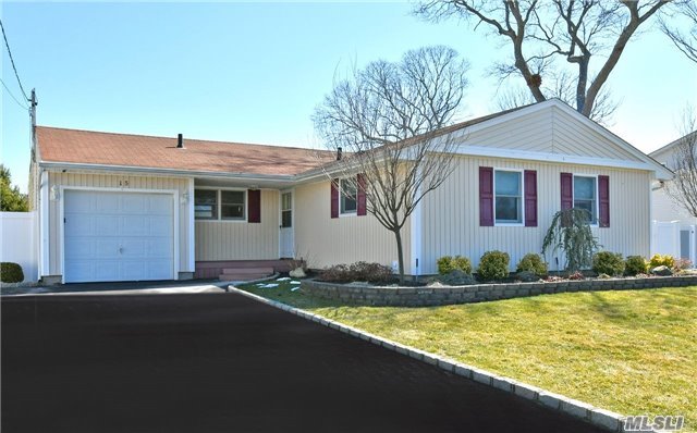 This Beautifully Well Maintained 3 Bedrm Ranch With Open Floor Plan Has Many Updates! Kitchen Has Granite & Tile Back Splash & Stainless Appliances. Full Bathrm, Windows, Siding & Roof. Hardwood Floors Through Out Home. Living Rm Has Built-In-Fireplace W/Wall Units & Foyer Has Built-In Entryway Bench & Coat Rack. (All Are Detachable!) Extended Driveway & Vinyl Fencing.